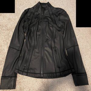 lululemon define jacket shiny black size 4